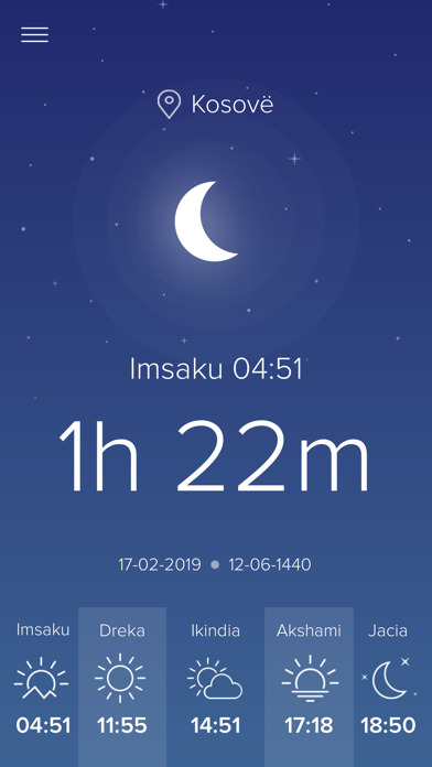 Screenshot #1 pour Takvimi Shqip