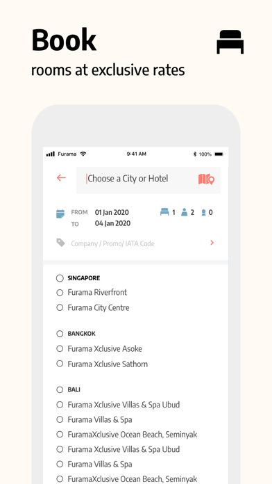 Furama Hotels Screenshot