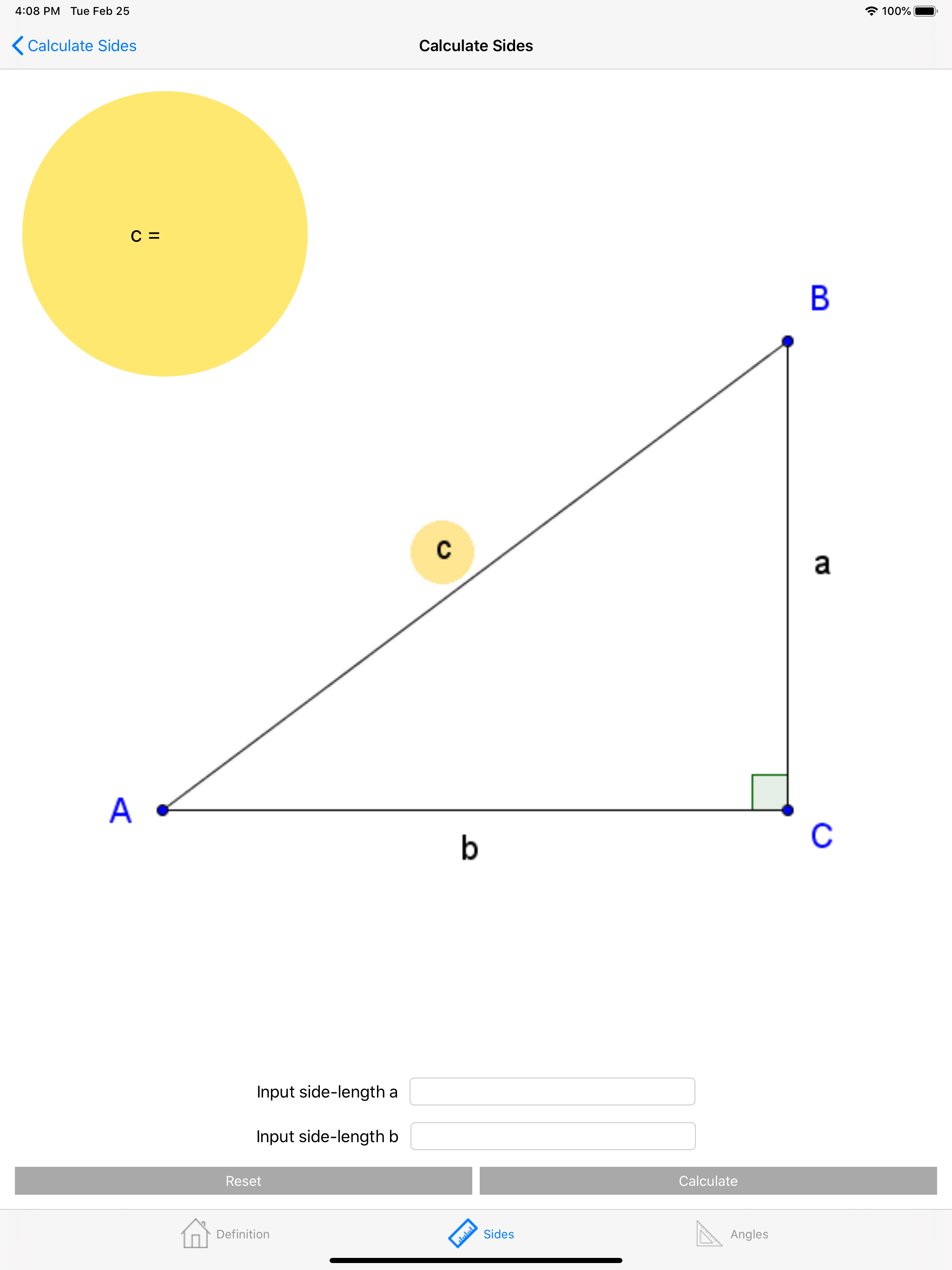 Trigonometry calc