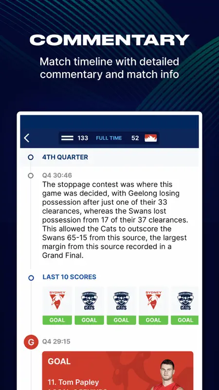 AFL Live Official App screenshot 6 of 6