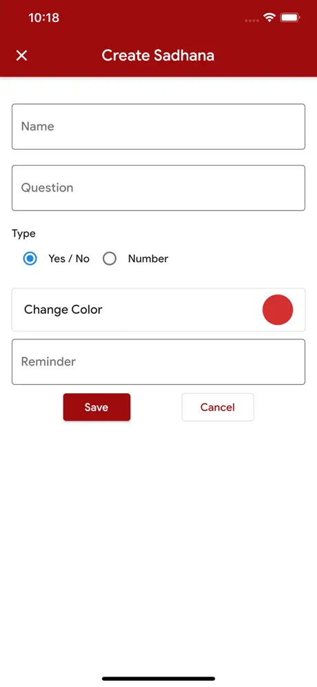 Sadhana App
