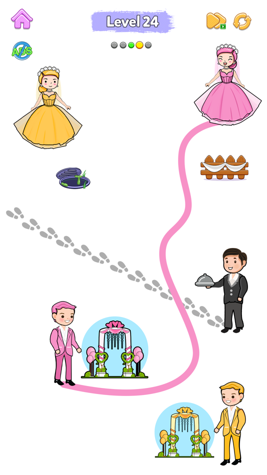 #9. Bride Rush: Draw to Home Way (iOS) 由: Abubakar Siddique