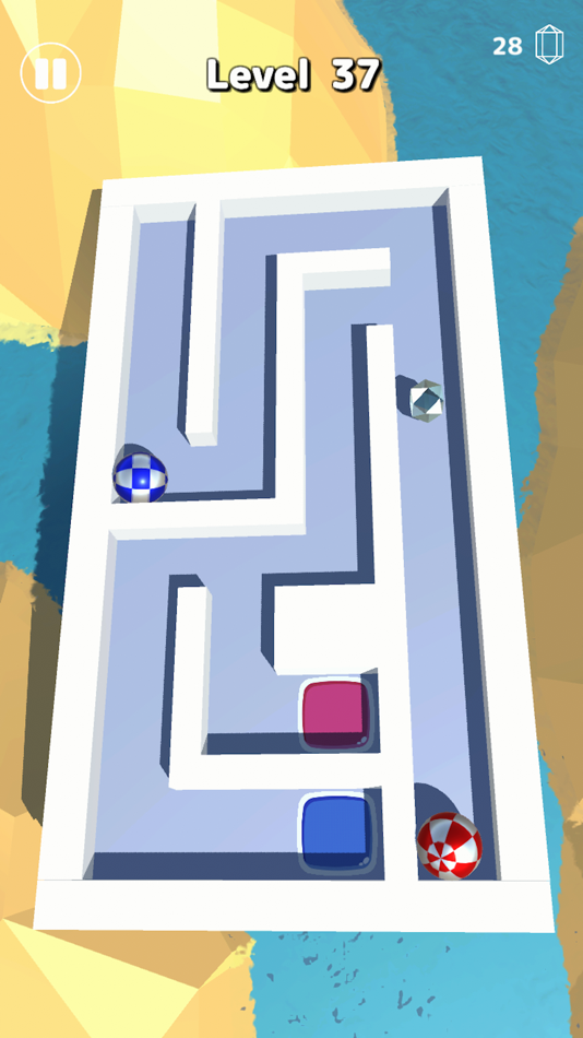 #8. TwoBalls - Swipe Ball Game (iOS) 由: TOSHIYUKI MATSUBARA