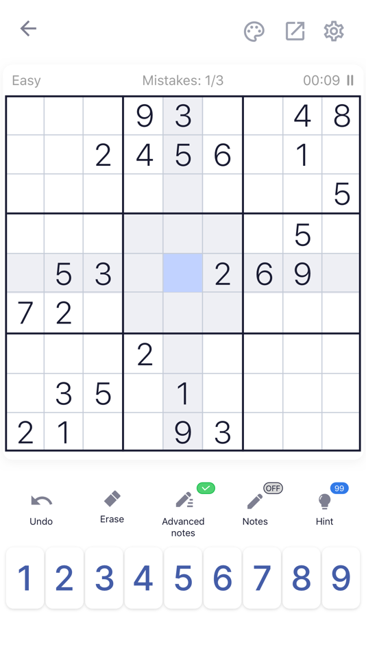 #2. Sudoku Puzzle - Brain Games (iOS) 来自: Guru Smart Holding Limited