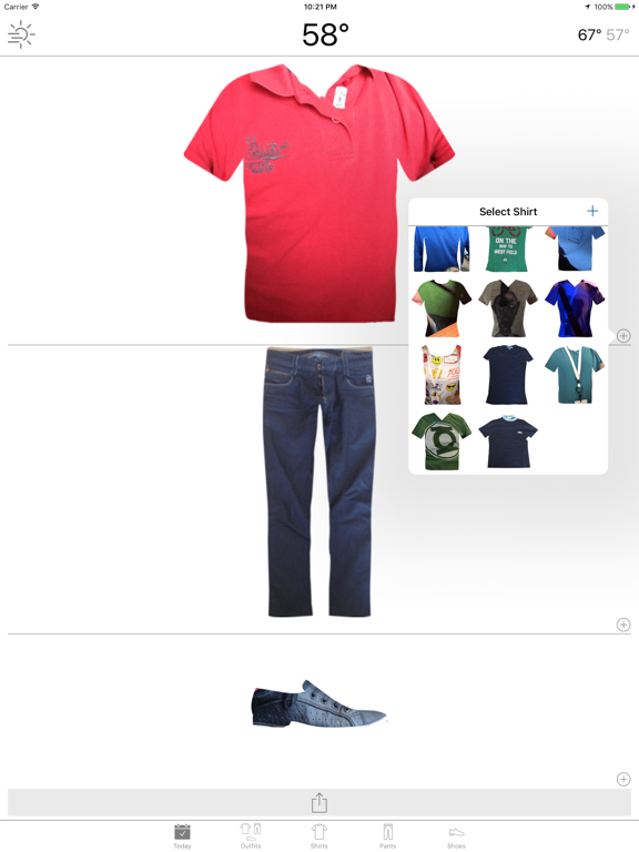 PickTheOutfit iPad screenshot
