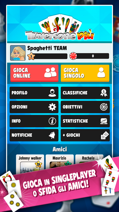 Screenshot #3 pour Traversone Più Giochi di Carte