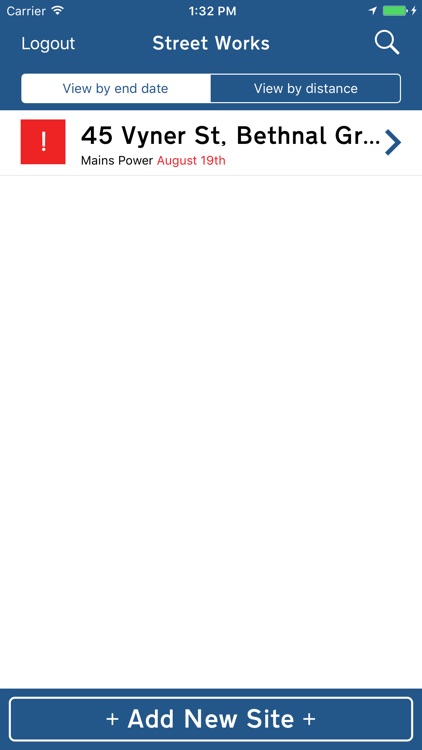 StreetWorks.info Log