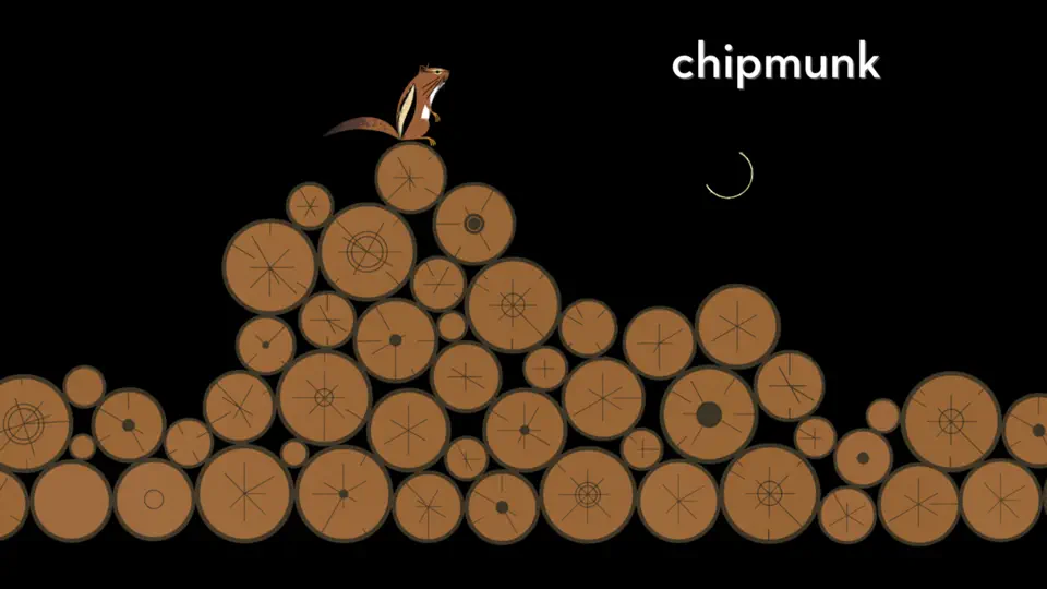 Captura de pantalla de Peekaboo Forest en iPhone 3