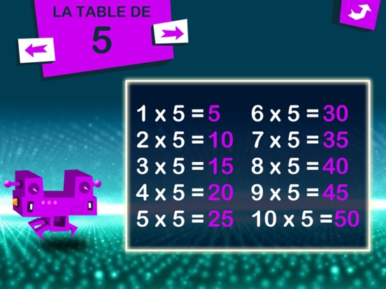 Screenshot #5 pour Les Multiplications, mes amies