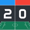 Soccer scoreboard tracker icon