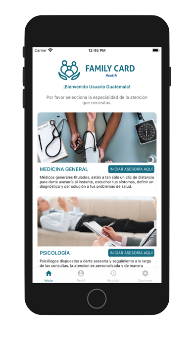 FamilyCard Health Screenshot