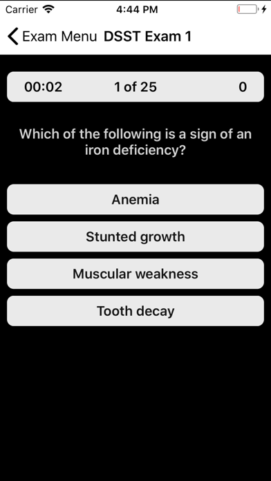 DSST Heres Your Health Prep のスクリーンショット