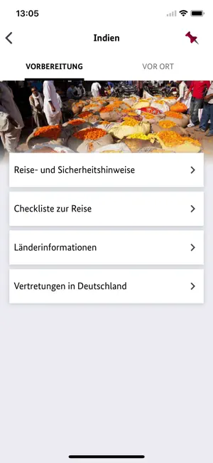 Sicher Reisen iPhone screenshot 3