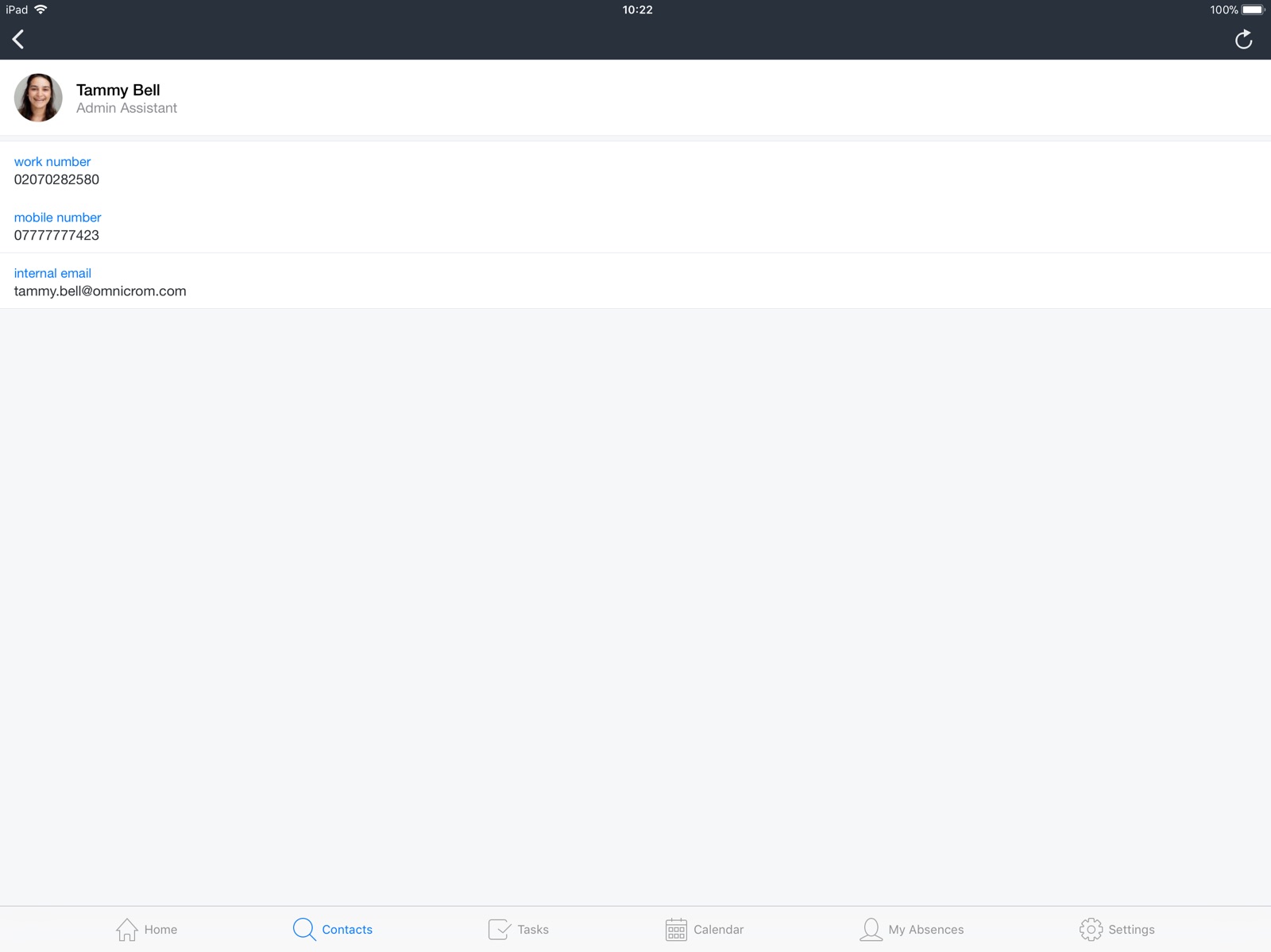 Cezanne HR for Mobile ipad screenshot 3