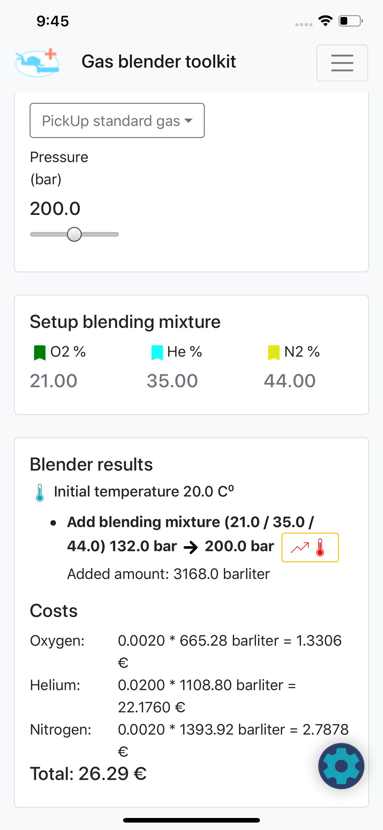 Gas Blender Toolkit screenshot 4