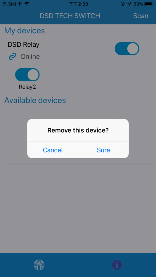 #6. DSD TECH SWITCH (iOS) 由: DongGuan DESHIDE TECHNOLOGY CO.,LTD
