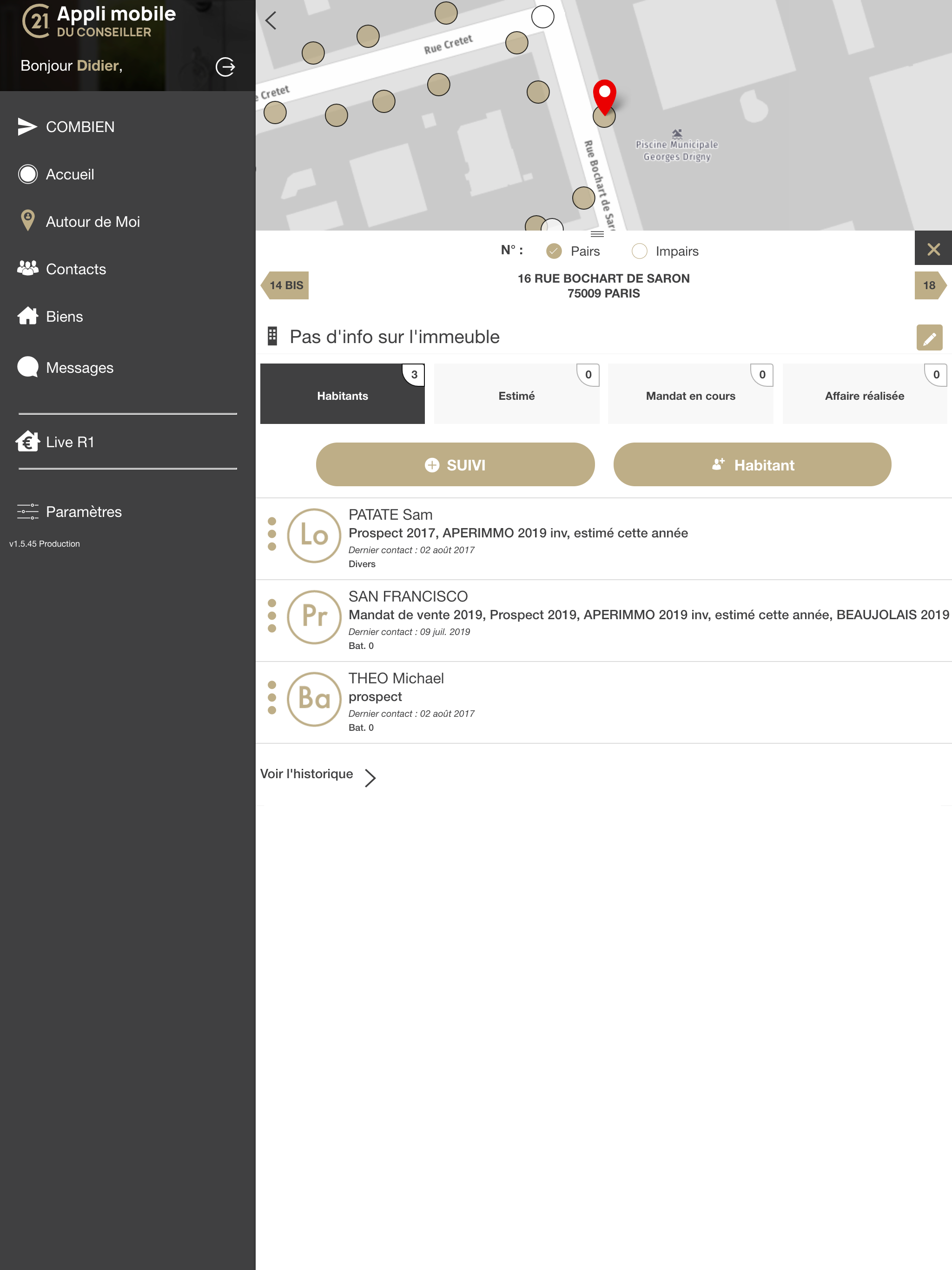 Appli mobile du conseiller screenshot 6