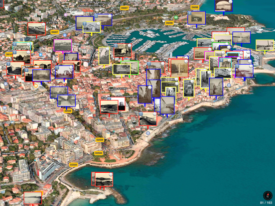 Antibes back in time iPad screenshot 1 - Travel app