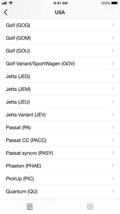 Car parts for Volkswagen