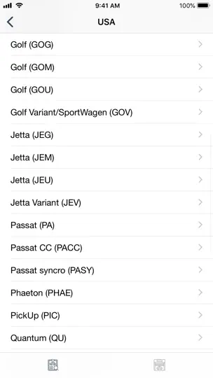Screenshot von Autoteile Für Volkswagen auf dem iPhone 3