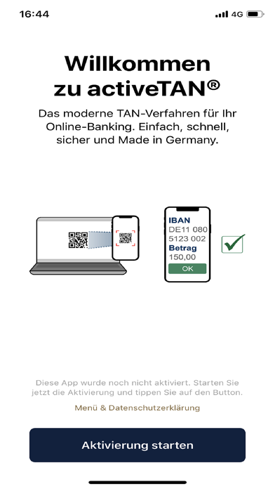 Bankhaus Seeliger - activeTAN Screenshot