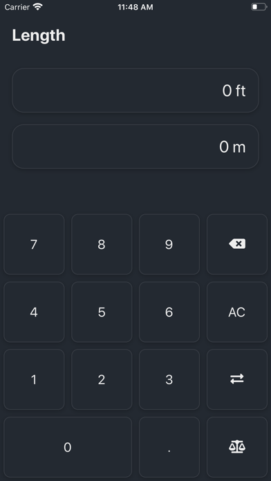 Conversions: Unit Converter iPhone screenshot