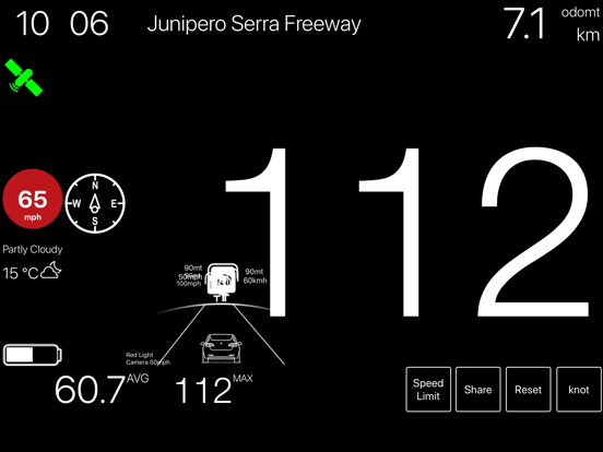 Speedometer ٞ iPad screenshot 9 - Utilities app