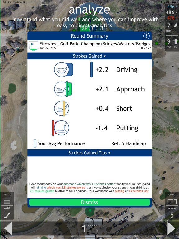 Tangent Golf GPS Caddie Drillsのおすすめ画像5