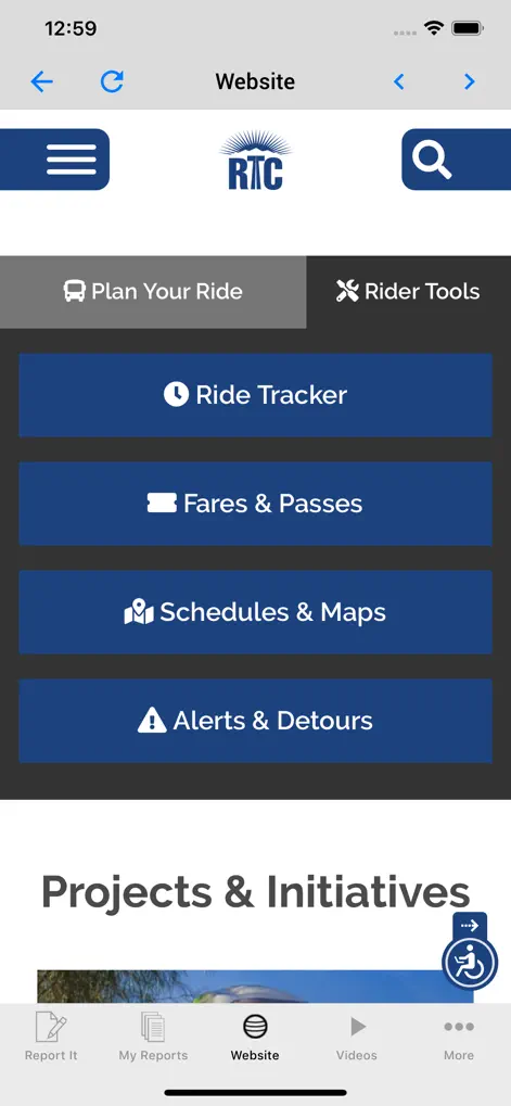 RTC Transit Watch - Travel App | MWM