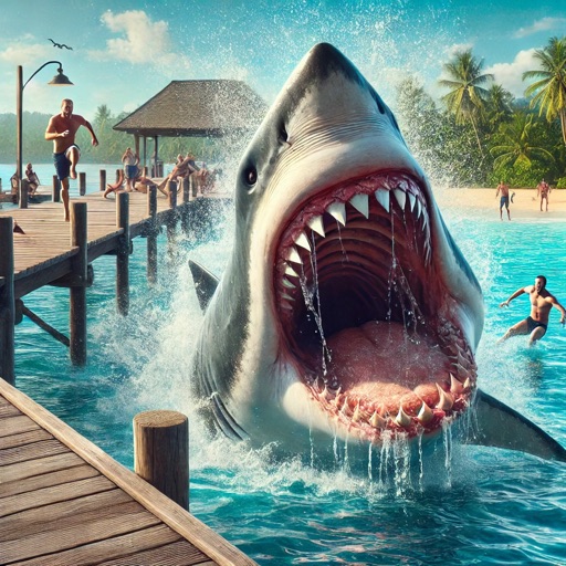 Angry Attack Shark-Revenge Of Killer Fish At Beach