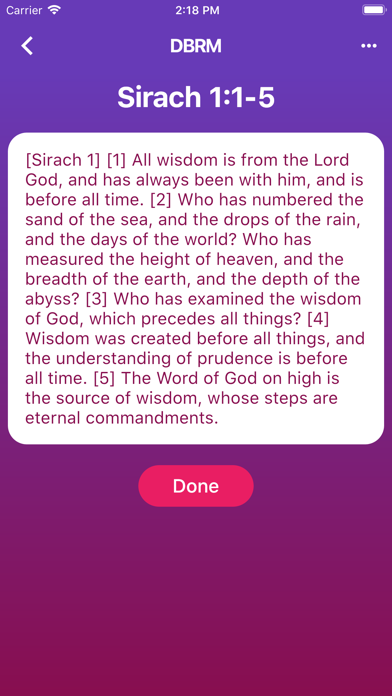 Screenshot #3 pour Daily Bible Reading Mission