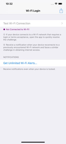 Wi-Fi Login Screenshot 1 of 2