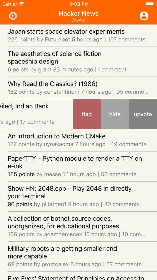 #7. HN Pro (iOS) 由: Lionheart Software LLC