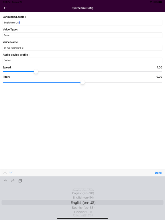 Screenshot #6 pour Speech AI - Text to Speech