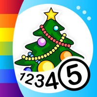 Color by Numbers - Christmas app icon - Education app for iPhone