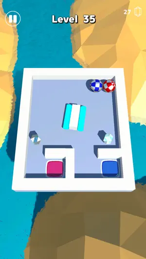 TwoBalls - Swipe Ball Game screenshot 2