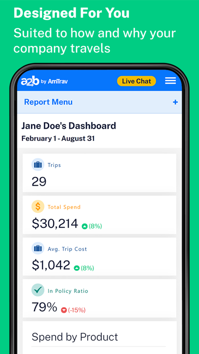 AmTrav Business Travel Screenshot