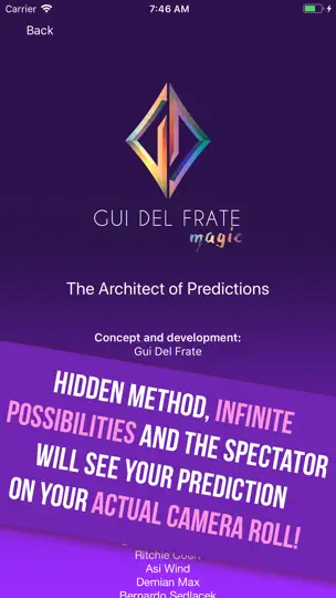 Captura de pantalla de The Architect Of Predictions en iPhone 2