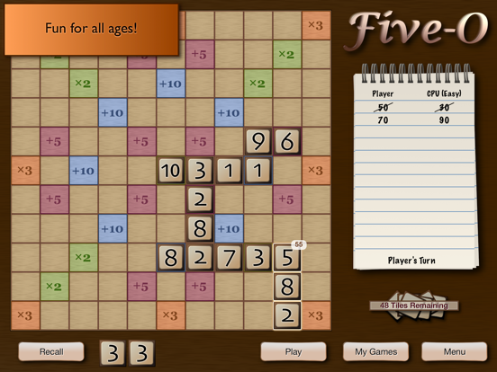 Five-O Deluxe iPad app afbeelding 5