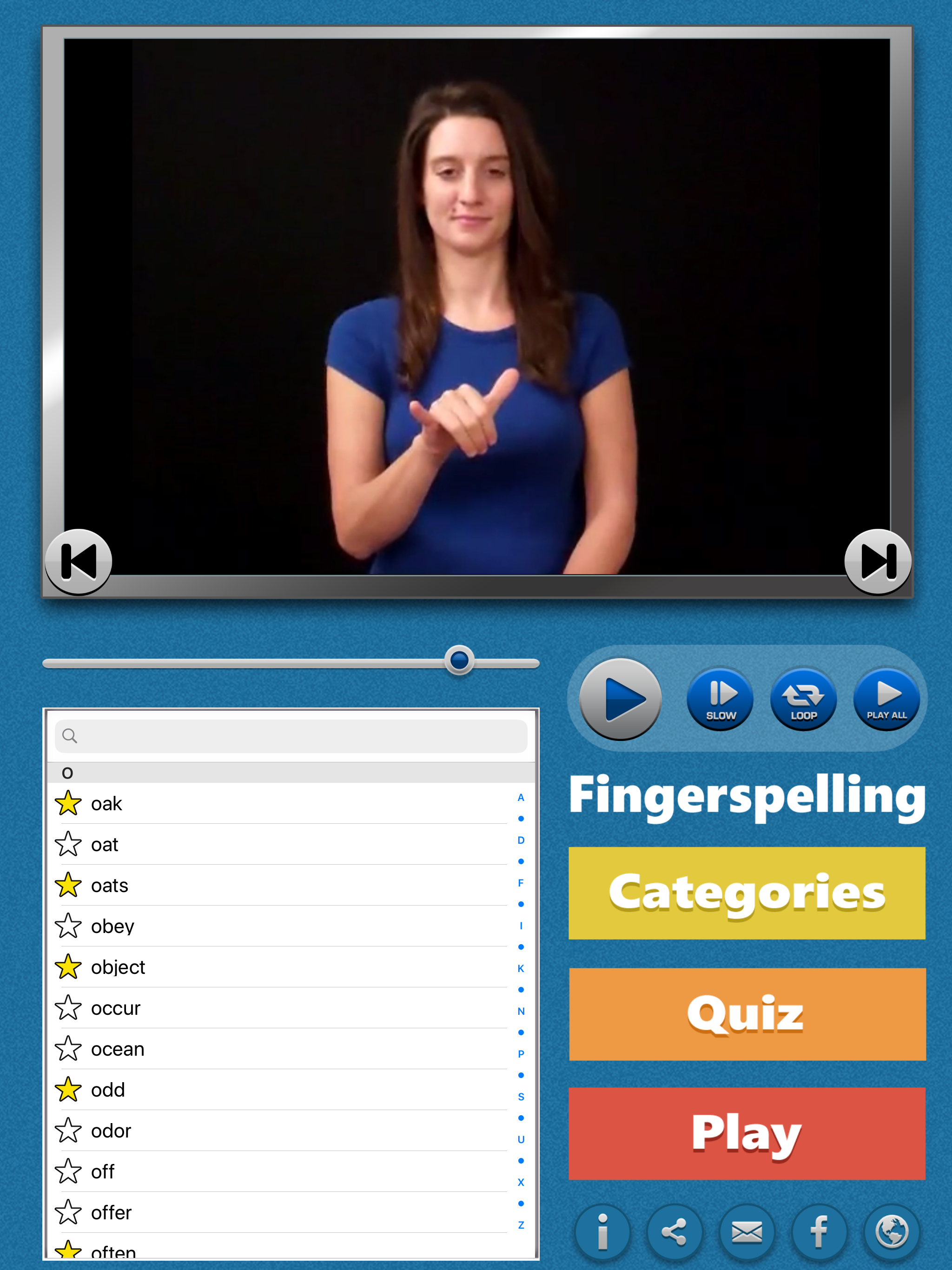 ASL Fingerspell Dictionary screenshot 9
