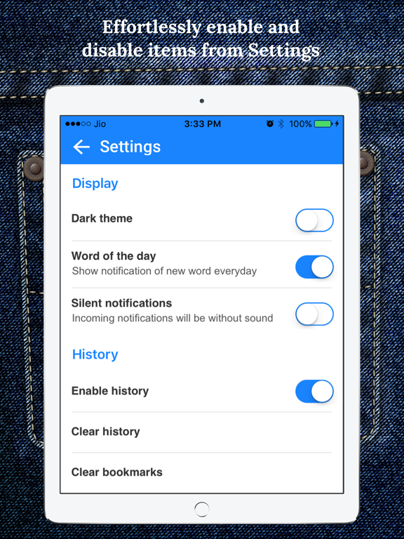 Pocket Thesaurus iPad screenshot 4 - Reference app