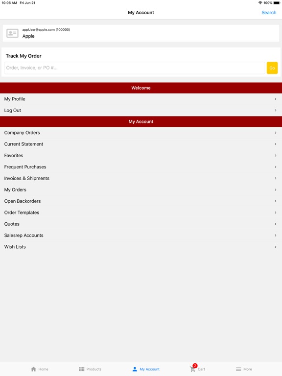 Wensco NOW iPad screenshot 5 - Shopping app