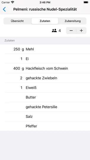 Screenshot von Russische Rezepte auf dem iPhone 3