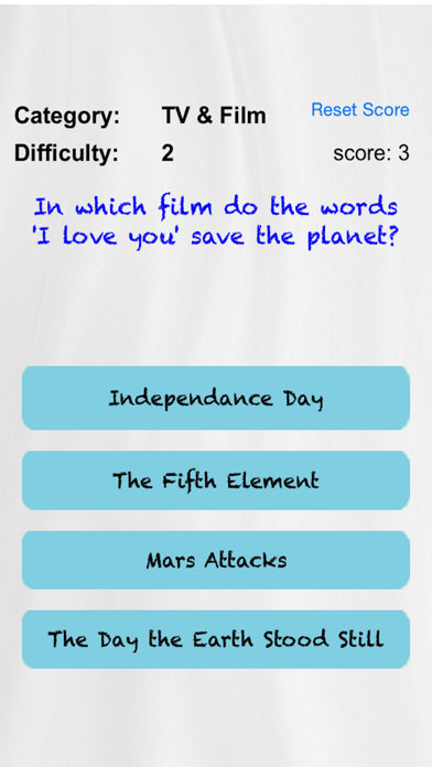 General Trivia Screenshot