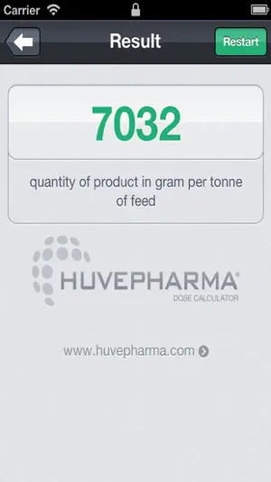 Huvepharma Dose Calculator screenshot 4