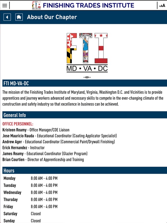 FTI MD VA DC iPad screenshot 4 - Business app