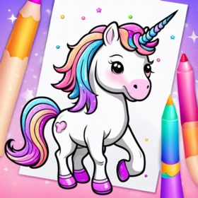 Unicorn Coloring Games