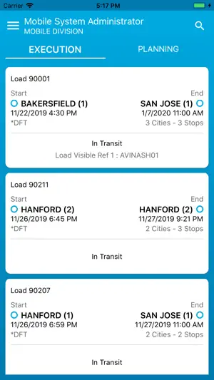 Transportation Mobile User screenshot 4