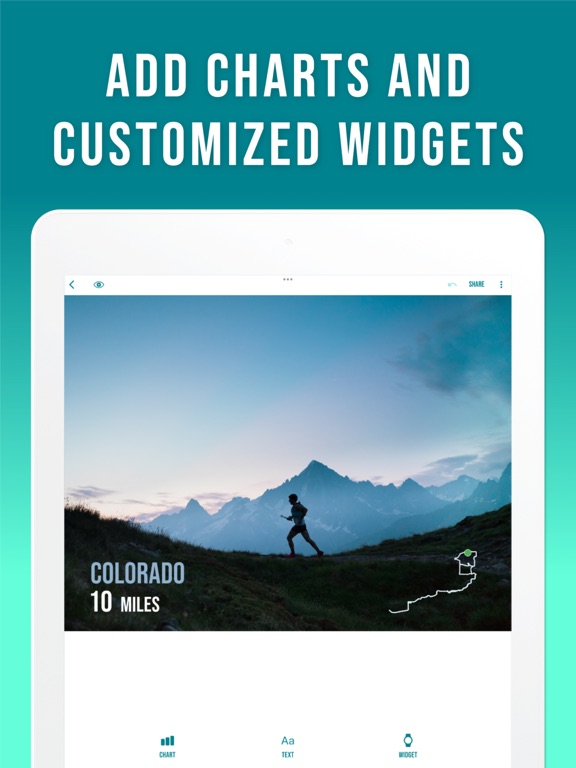 Screenshot #5 pour Run Photo, Workout Data, Stats