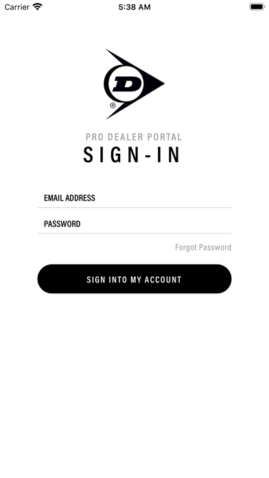 Dunlop Pro Dealer Screenshot